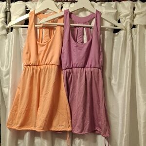 Champion Women's Tank Tops - Peach and Lavender SP
